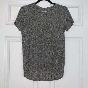 Bar III Knit Blouse - grey and gold undertone - Size XSMALL